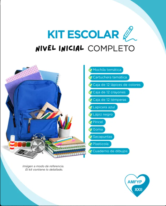 Kit Escolar Nivel Inicial Completo